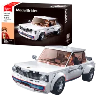 Constructor Sluban Classic car Mașină/ White