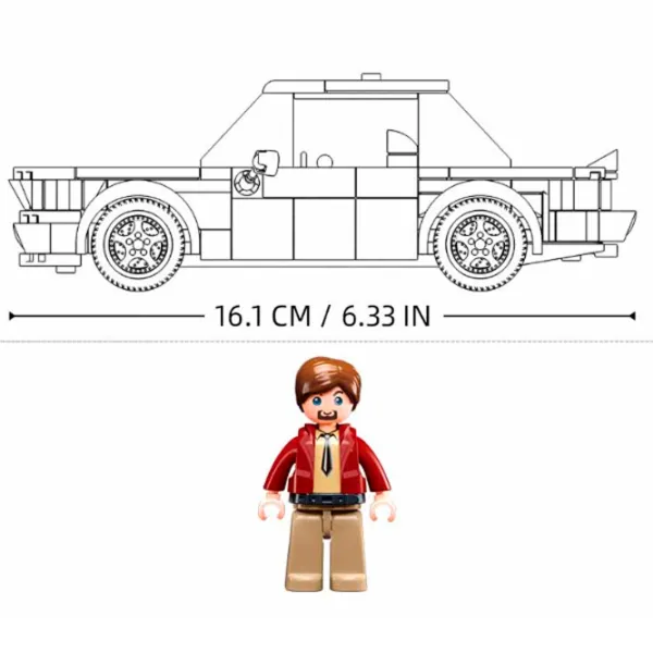 Constructor Sluban Classic car Mașină/ White photo 3 Constructor Sluban Classic car Mașină/ White photo 3