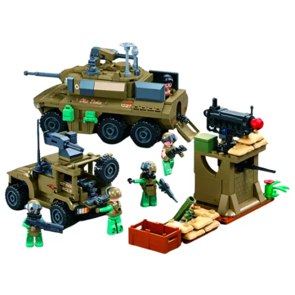 Constructor Sluban Military vehicles Transport/ Khaki photo 5 Constructor Sluban Military vehicles Transport/ Khaki photo 5