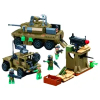Конструктор Sluban Military vehicles Транспорт/ Хаки photo 5