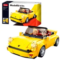 Конструктор Sluban German Sports Car Автомобиль/ Желтый photo 3