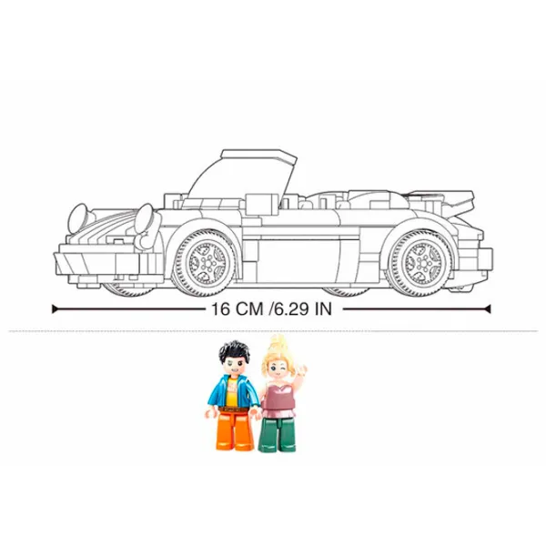 Конструктор Sluban German Sports Car Автомобиль/ Желтый photo 6 Конструктор Sluban German Sports Car Автомобиль/ Желтый photo 6