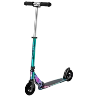 Детский двухколёсный самокат Micro Speed (SA0244) 100 кг/ Неохром