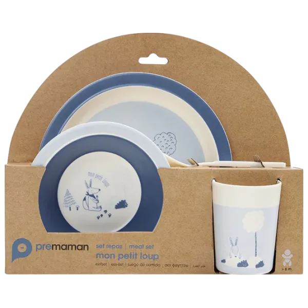 Set Premaman Disney Little Wolf Pentru băieți / 6+ luni / Blue photo 2 Set Premaman Disney Little Wolf Pentru băieți / 6+ luni / Blue photo 2