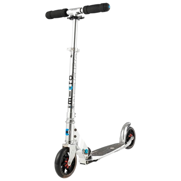 Детский двухколёсный самокат Micro Speed (SA0142) 100 кг/ Серебряный photo 1