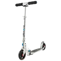 Детский двухколёсный самокат Micro Speed (SA0142) 100 кг/ Серебряный