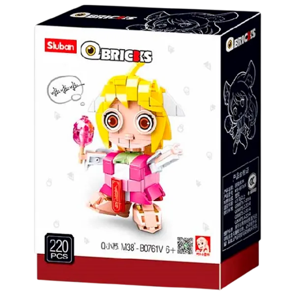 Constructor Sluban Su Figuri/ Pink photo 1