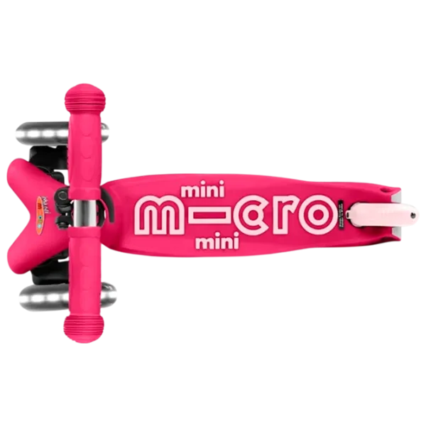 Trotinetă pentru copii cu trei roți Micro Mini 3in1 Deluxe Plus LED (MMD146) 50 kg/ Pink photo 4
