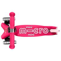 Trotinetă pentru copii cu trei roți Micro Mini 3in1 Deluxe Plus LED (MMD146) 50 kg/ Pink photo 4