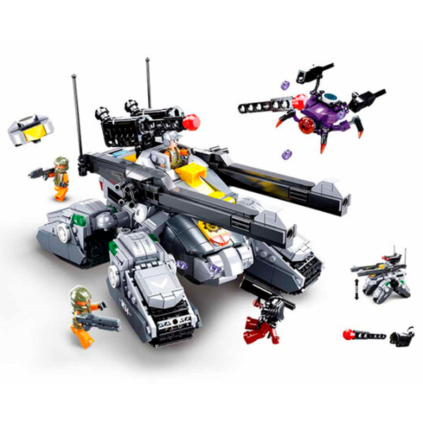Constructor Sluban Tide of Iron Transport/ Gray photo 3