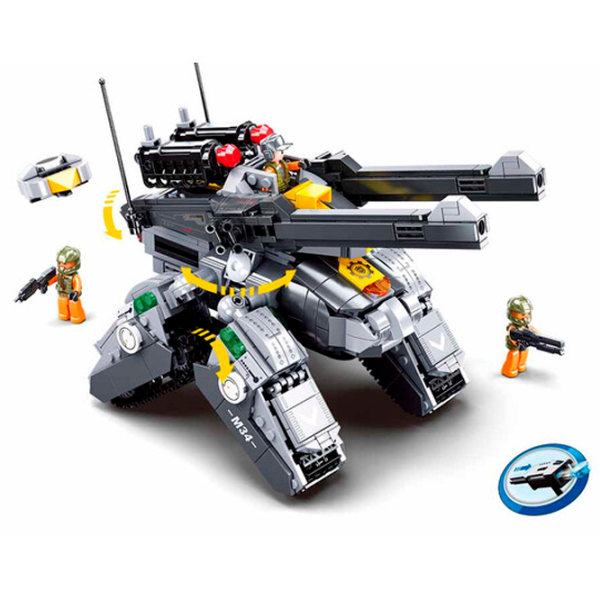 Constructor Sluban Tide of Iron Transport/ Gray photo 5