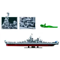 Конструктор Sluban Military ship Корабль/ Серый photo 7