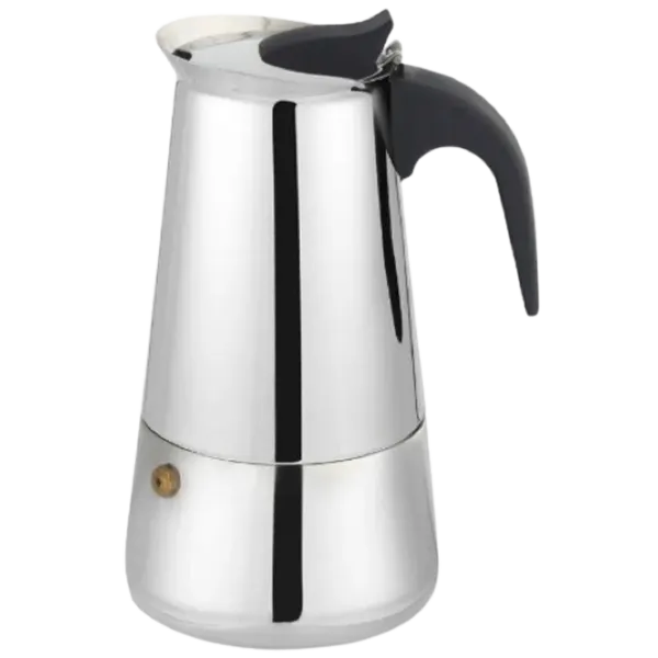 Cafetieră gheizer Fissman 3328 0.45l / Oțel inoxidabil / Inox photo 1