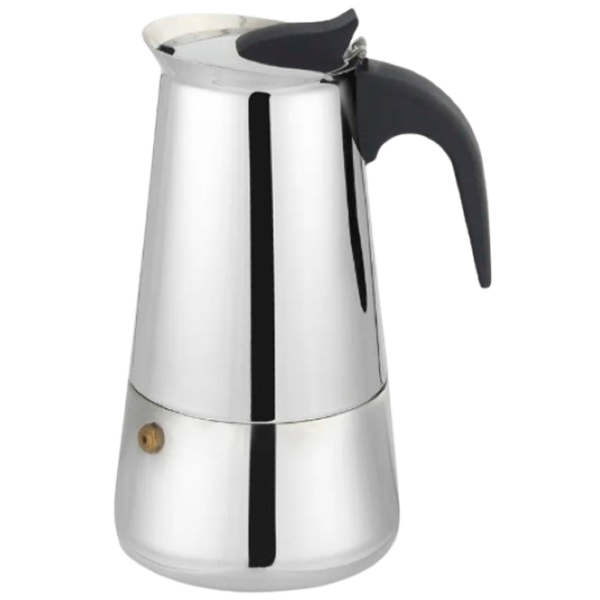 Cafetieră gheizer Fissman 3328 0.45l / Oțel inoxidabil / Inox photo 1