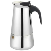 Гейзерная кофеварка Fissman 3328 0.45л / Нержавеющая сталь / Нержавеющая сталь