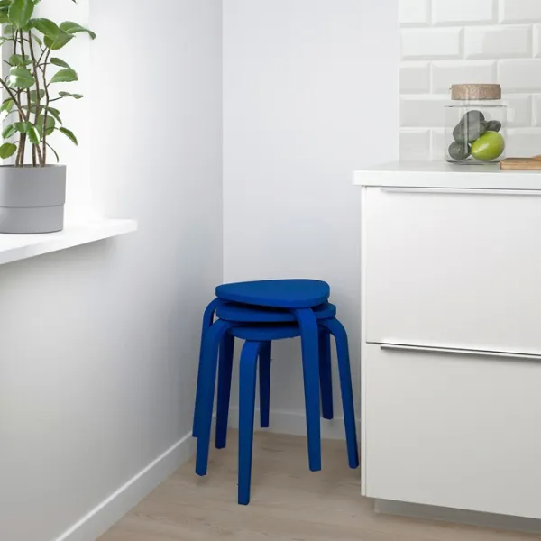 Табурет Ikea Kyrre Синий photo 6