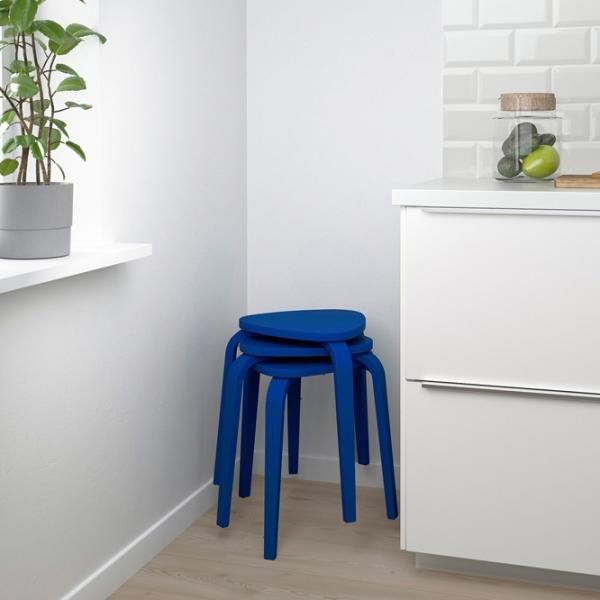 Табурет Ikea Kyrre Синий photo 6