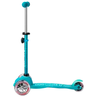 Trotinetă pentru copii cu două roți Micro Smart (MMD127) 50 kg/ Aqua photo 3
