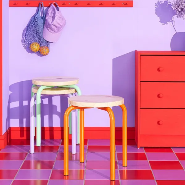 Taburetă Ikea Domsten Orange photo 4