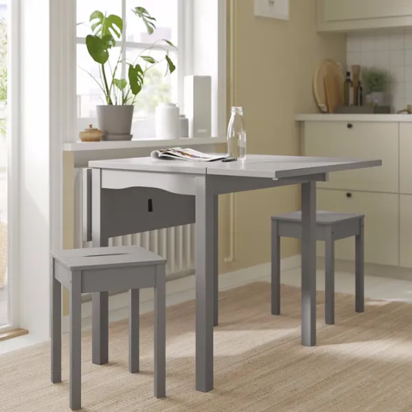 Табурет Ikea Hauga Серый photo 3