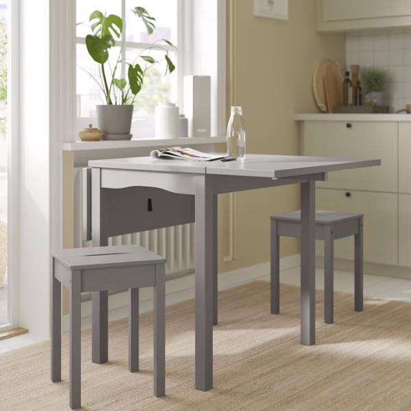 Табурет Ikea Hauga Серый photo 3