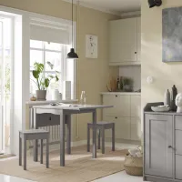 Табурет Ikea Hauga Серый photo 4