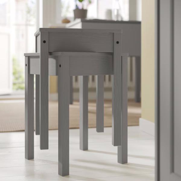 Табурет Ikea Hauga Серый photo 5