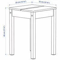 Табурет Ikea Hauga Серый photo 6