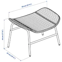Табурет Ikea Fryksas/Risane Wood photo 6