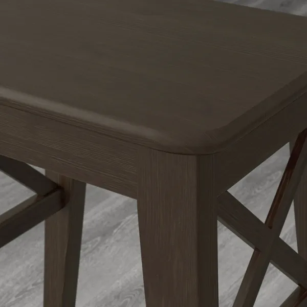 Табурет Ikea Inglof Тёмно-коричневый photo 3