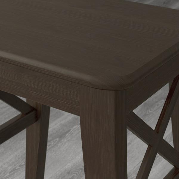 Табурет Ikea Inglof Тёмно-коричневый photo 3