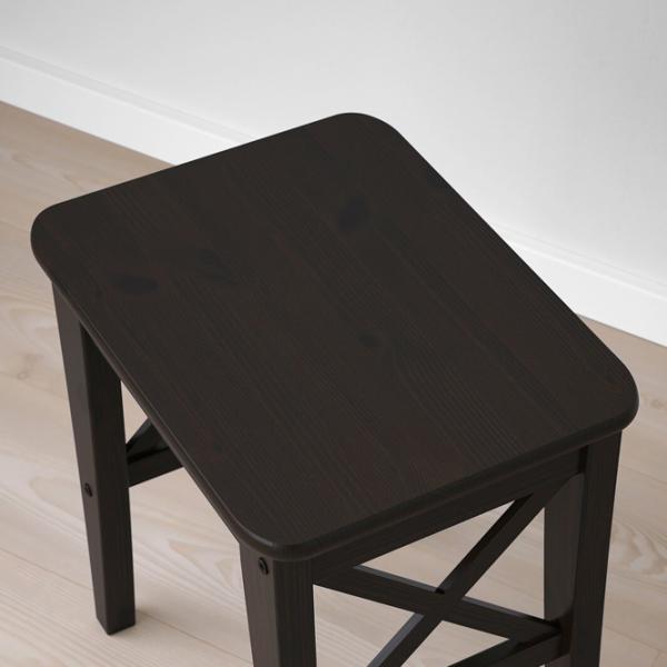 Табурет Ikea Inglof Тёмно-коричневый photo 4