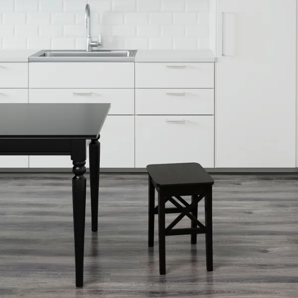 Табурет Ikea Inglof Тёмно-коричневый photo 5
