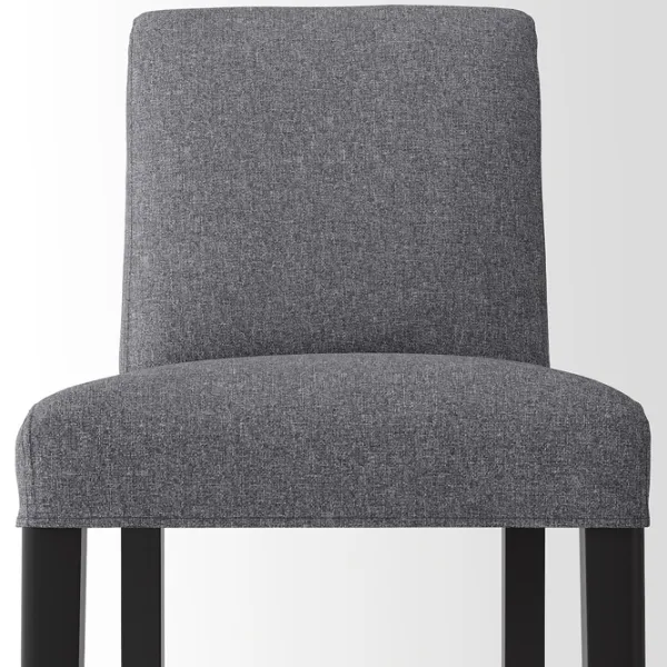 Барный стул Ikea Bergmund/Gunnared  Текстиль / Массив / Черный photo 2