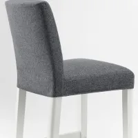 Scaun de bar Ikea Bergmund/Gunnared Textil / Masiv / White photo 5