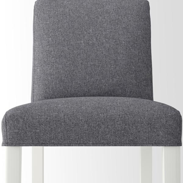 Барный стул Ikea Bergmund/Hallarp  Текстиль / Массив / Белый photo 3 Барный стул Ikea Bergmund/Hallarp  Текстиль / Массив / Белый photo 3