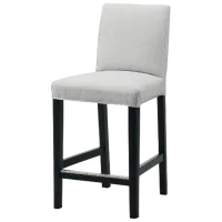 Барный стул Ikea Bergmund/Orrsta  Текстиль / Массив / Черный