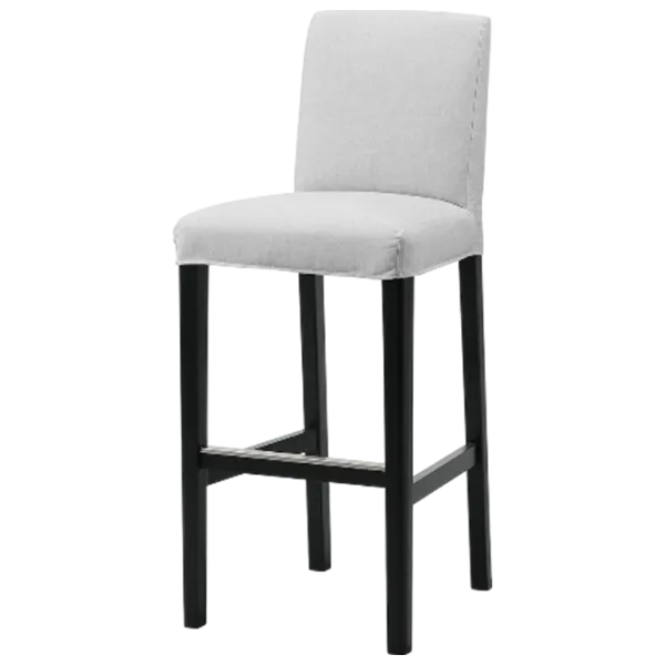 Scaun de bar Ikea Bergmund/Orrsta Textil / Masiv / Black photo 1