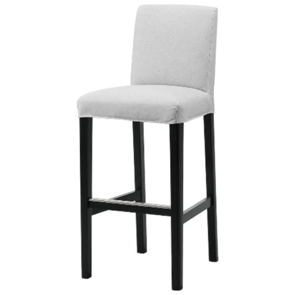 Scaun de bar Ikea Bergmund/Orrsta Textil / Masiv / Black photo 1