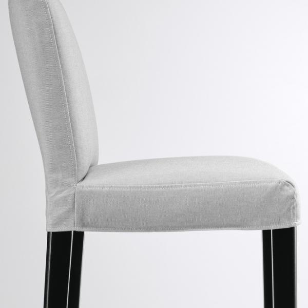 Scaun de bar Ikea Bergmund/Orrsta Textil / Masiv / Black photo 2