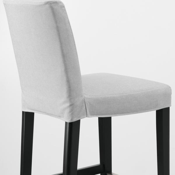 Scaun de bar Ikea Bergmund/Orrsta Textil / Masiv / Black photo 4