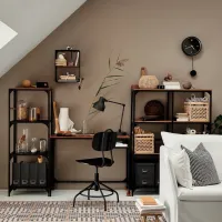 Scaun de birou Ikea Kullaberg Lemn/ Black photo 5