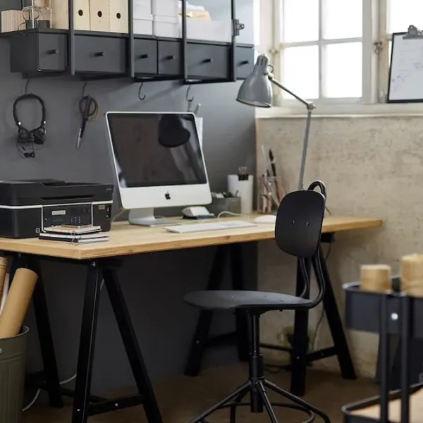 Scaun de birou Ikea Kullaberg Lemn/ Black  photo 6