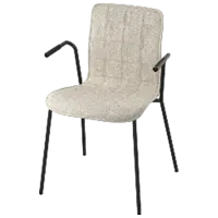 Scaun de birou Ikea Laktare Stofă/ Beige Black