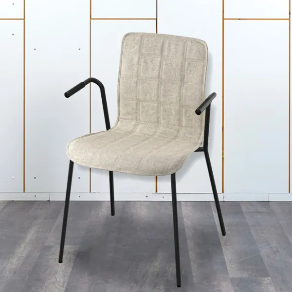 Scaun de birou Ikea Laktare Stofă/ Beige Black photo 2