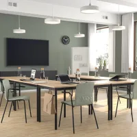 Scaun de birou Ikea Laktare Stofă/ Light green Black photo 7