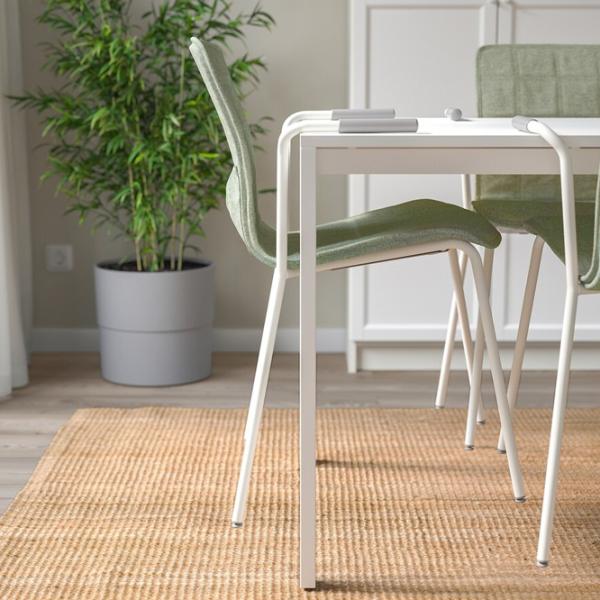 Scaun de birou Ikea Laktare Stofă/ Light green White photo 3