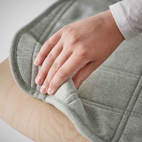 Scaun de birou Ikea Laktare Stofă/ Light green White photo 8