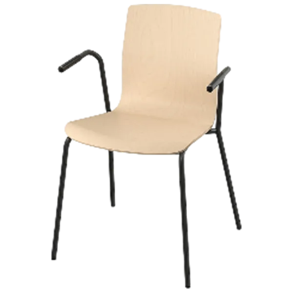 Scaun de birou Ikea Laktare Lemn/ Birch Black photo 1