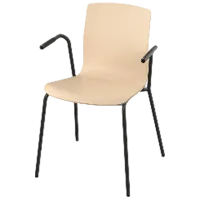 Scaun de birou Ikea Laktare Lemn/ Birch Black